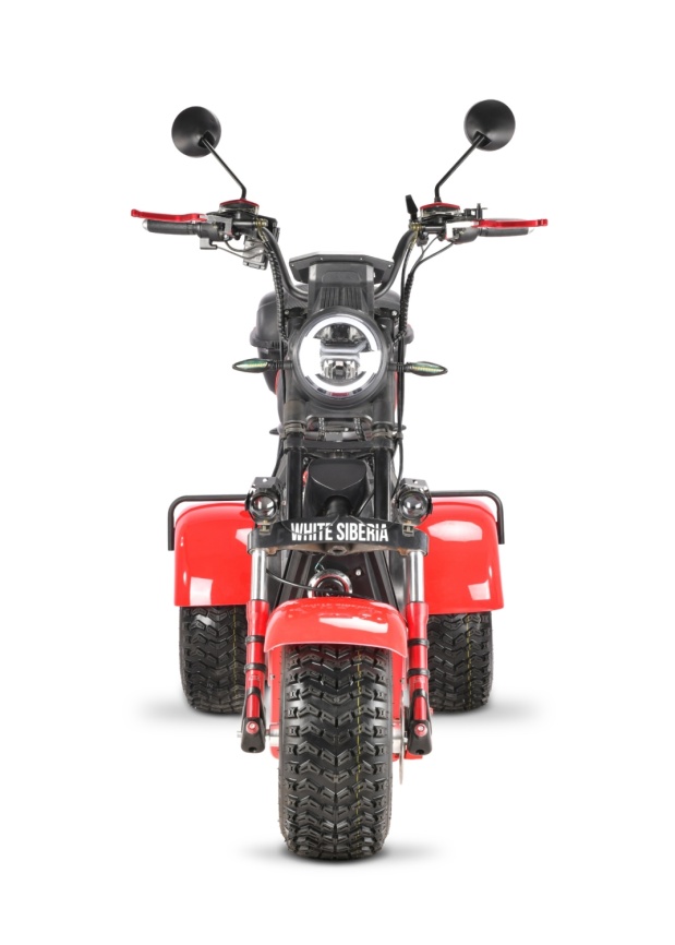 Электротрицикл WHITE SIBERIA IKRA 5000W Red фото 12