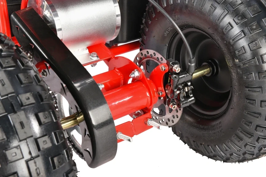 Детский электроквадроцикл WHITE SIBERIA SNEG  1500W фото 17