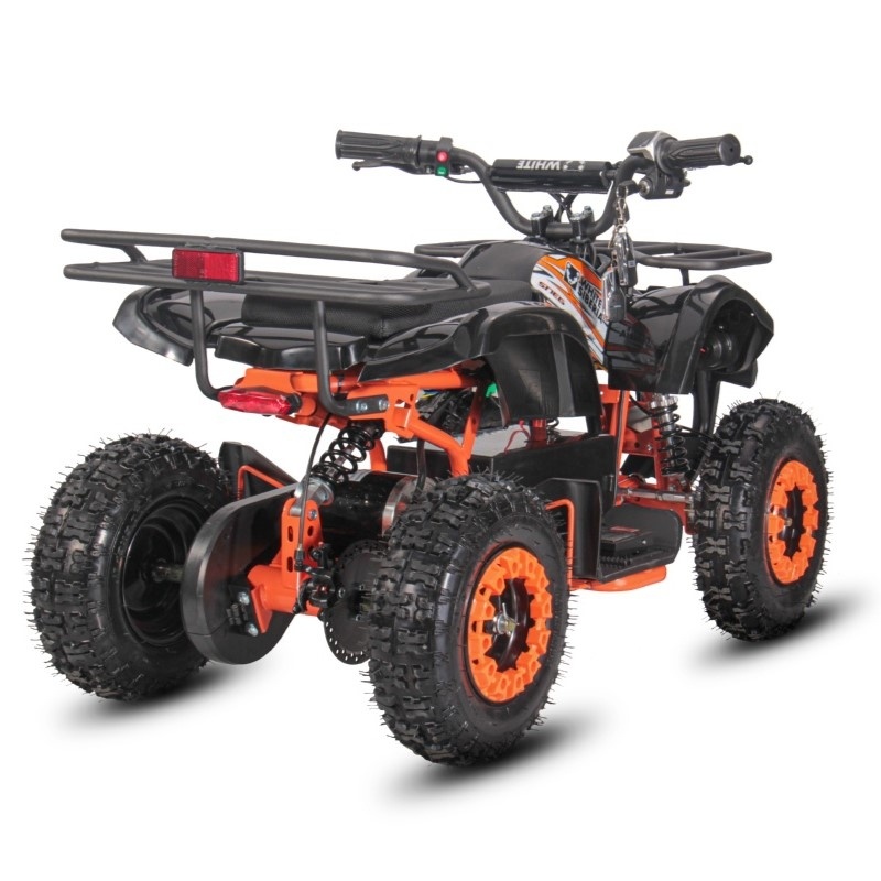 Детский электроквадроцикл WHITE SIBERIA SNEG MINI  ORANGE фото 2